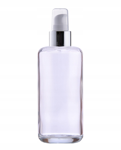 BUTELKA SZKLANA Z POMPKĄ DOZOWNIKIEM 200ml