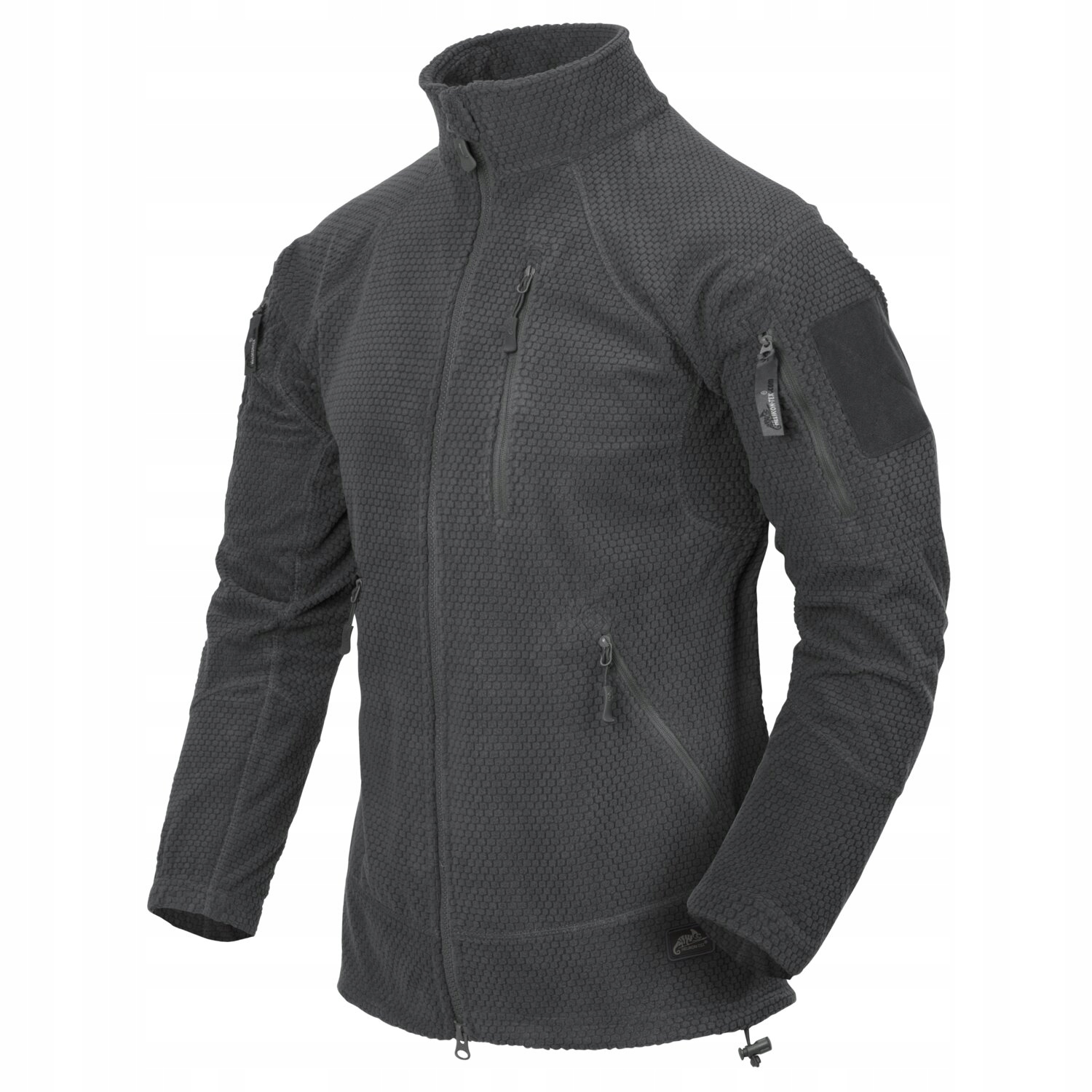Mikina Helikon Alpha Tactical Jacket Grid Fleece Shadow Grey L