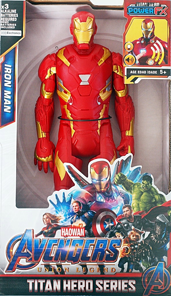 

Figurka Iron Man Z Dźwiękami Interaktywna, 29 CM