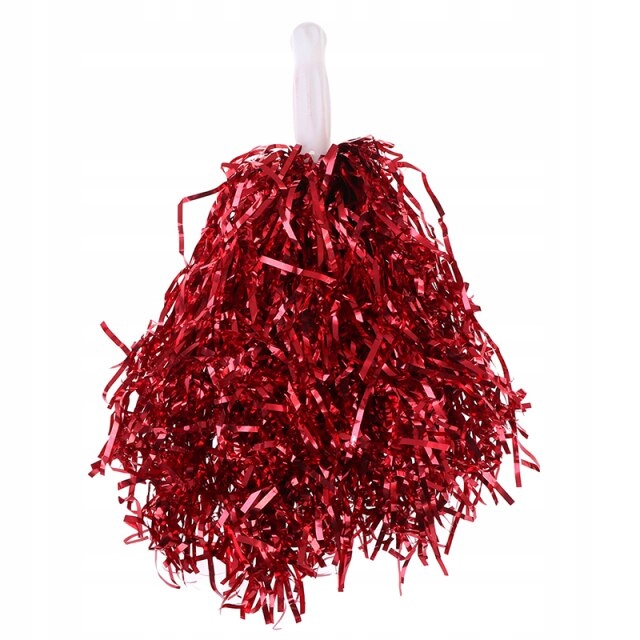 

Pompon Cheerleaderki czirliderka pompony Czerwony