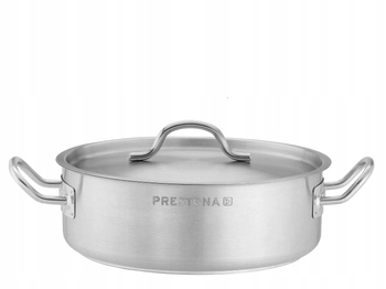 Garnek niski 2,2 l z pokrywką ze stali nierdzewnej indukcja | PRESTONA