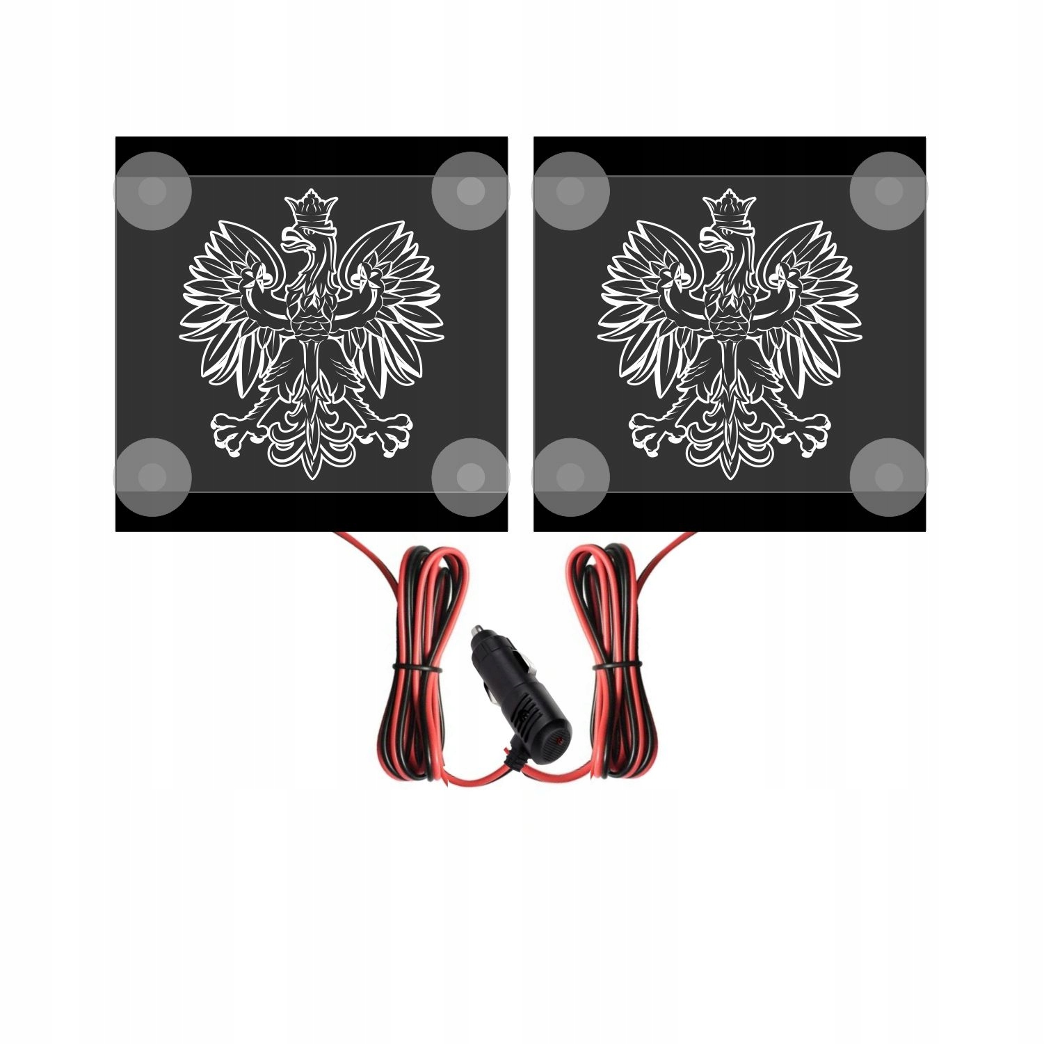 Led rohová cedulka Znak Orel- 2 kusy Rohová tabule 15x15 cm