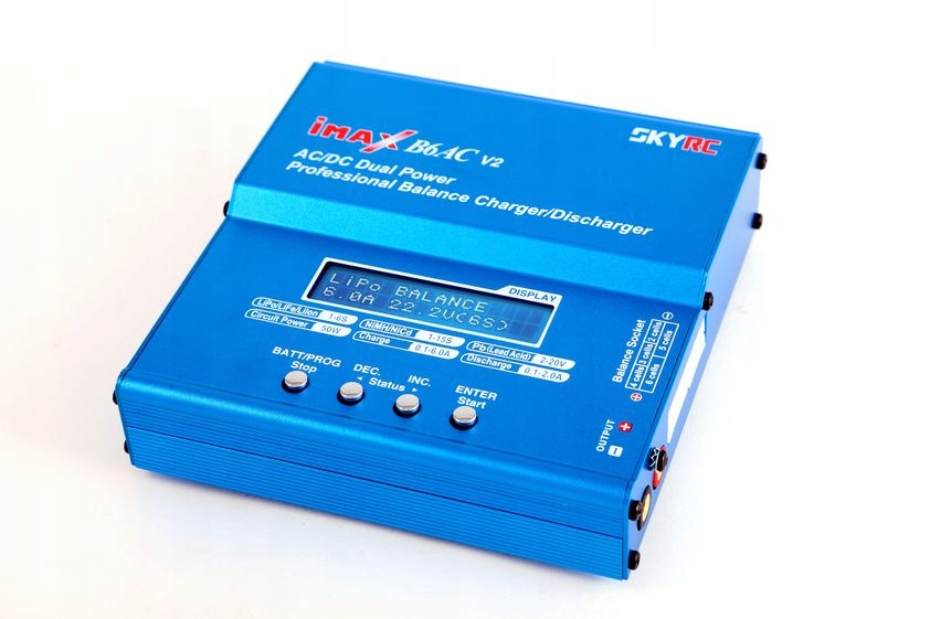 SkyRC B6AC V2 Dual Power originálna nabíjačka 50W 6A LiPo LiHv NiCd