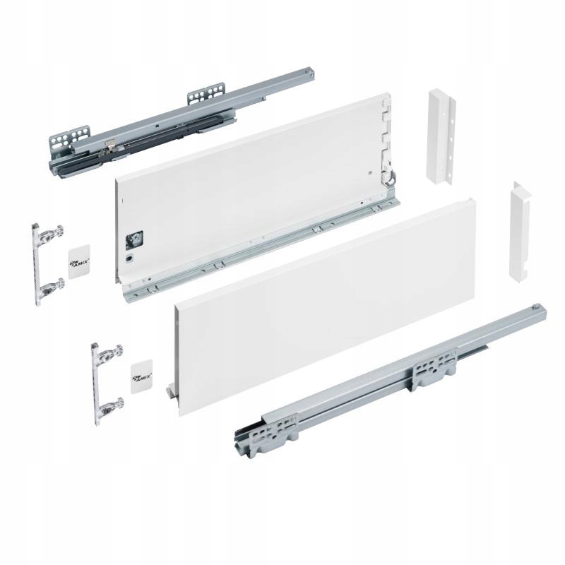 Šuplík Amix Elitebox 18 mm Vysoká 550/167 Bílá