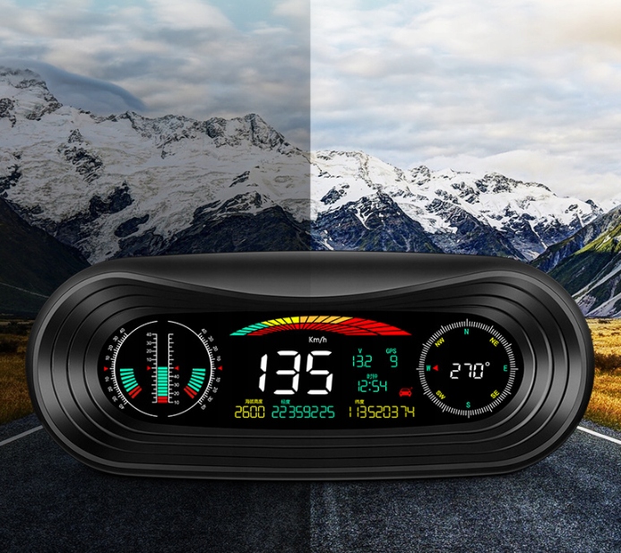 POCHYŁOMIERZ PRZECHYŁOMIERZ OFFROAD KOMPAS GPS 4x4 Marka bez marki