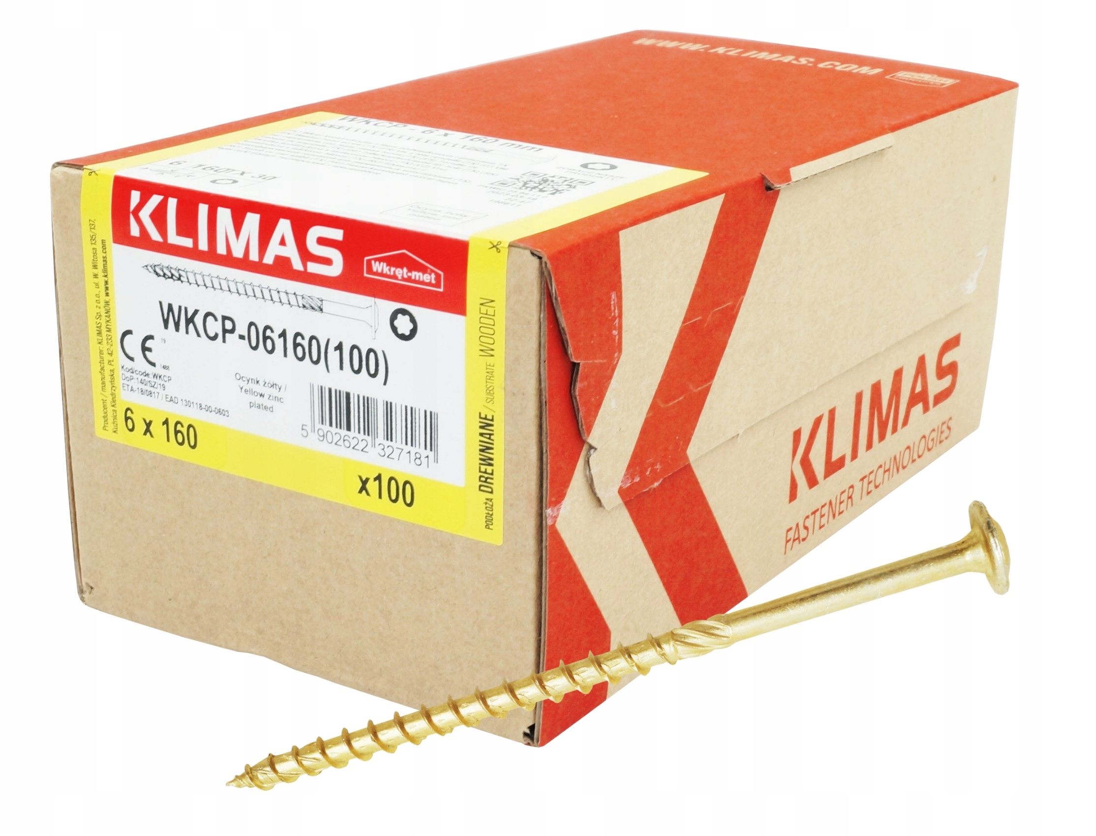 

Wkręty Ciesielskie Do Drewna Talerzowe Torx 6x160