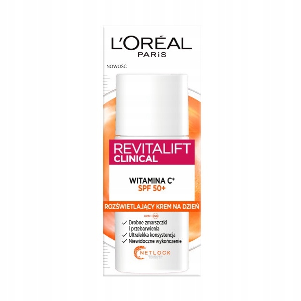 Výživný denní krém Revitalift Clinical s vitamínem C a SPF50+ L'Oreal 50