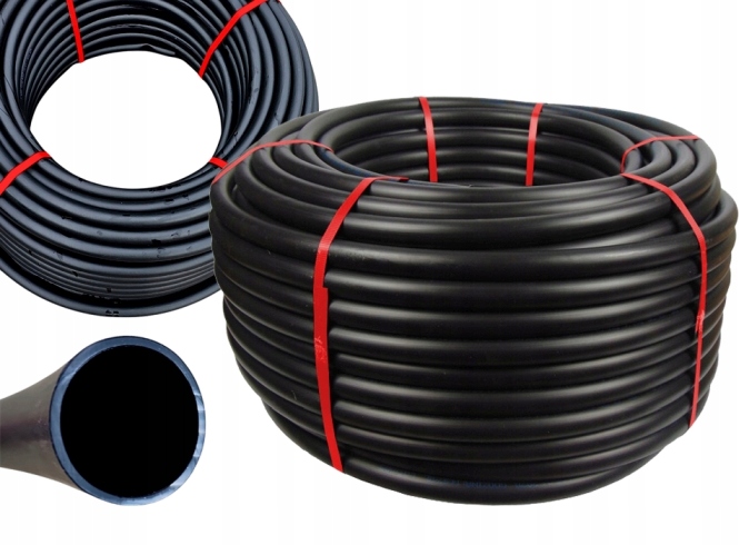 Rura Montażowa Do Nawadniania Ogrodu fi 16 Wąż Przewód Pe Rolka 100 mb