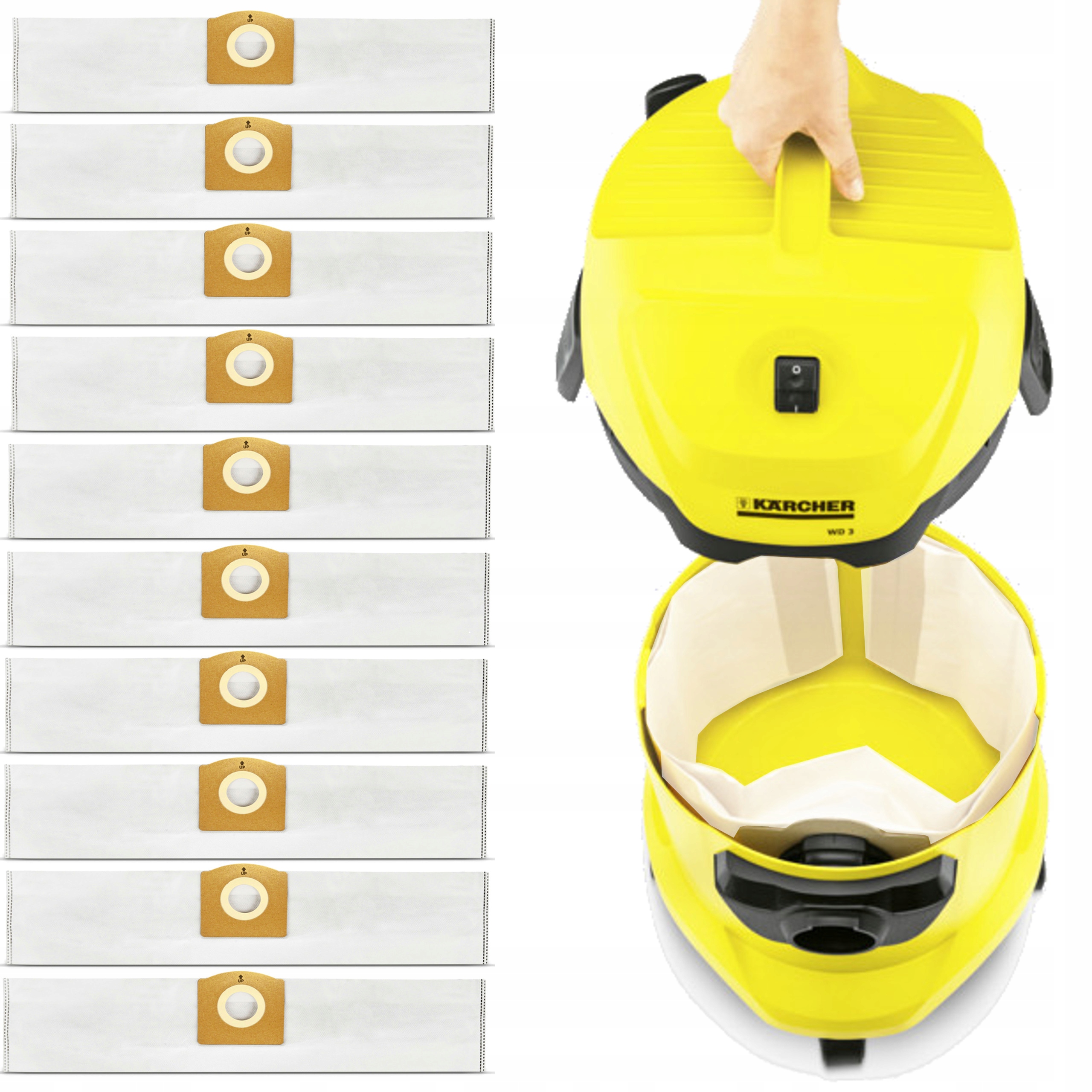 

Worki Syntetyczne Do Odkurzacza Karcher Zelmer 10X