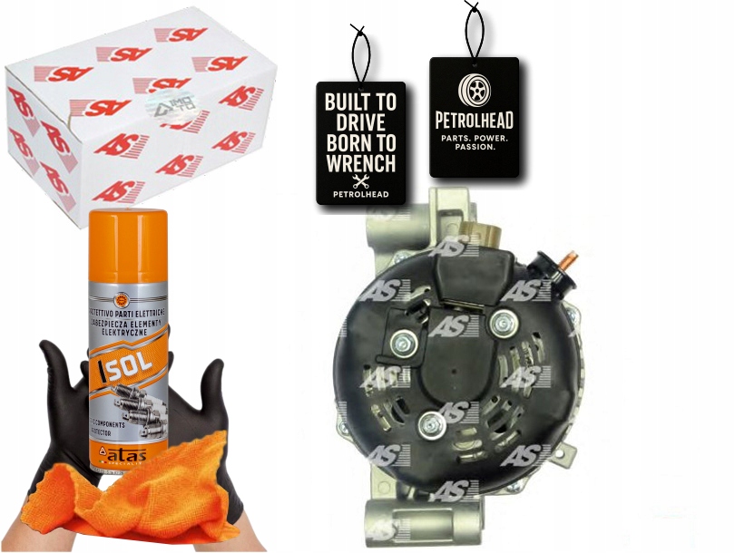 Alternátor Avensis 2.0D 2.2D 05- 100A As-pl #Petrolhead Pro+ Kit4