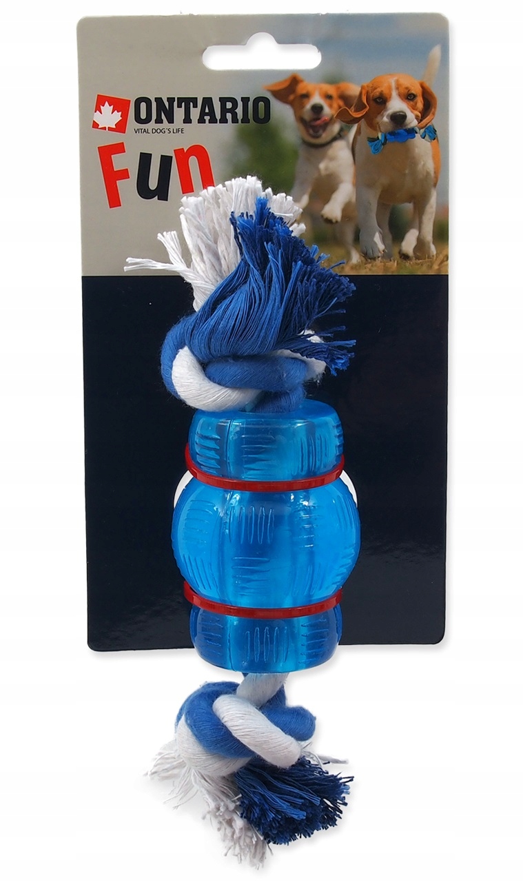 

Zabawka Gryzak ze sznurkiem dla Psa Mocna 20cm