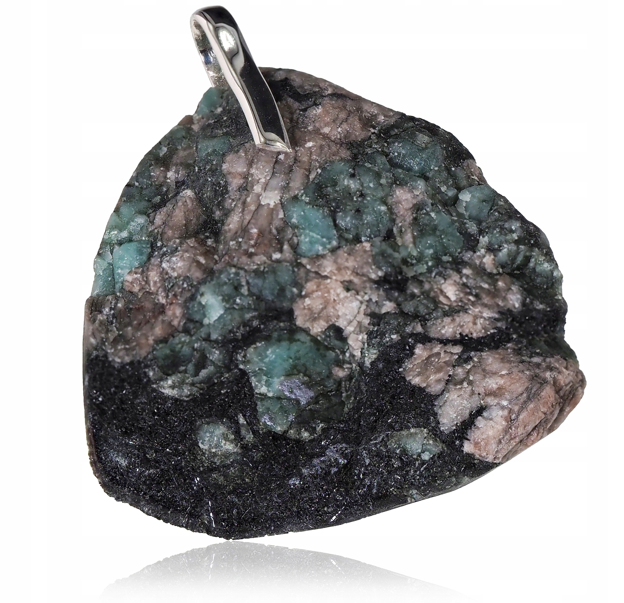 Smaragd Přírodní Přívěsek Stříbro 925 Certifikát Unikát