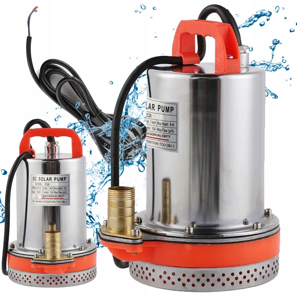 Ponorné Čerpadlo Na Vodu 12 V 3000 L/h 180 W, Vysoká Výkonnost, Zemědělství, Chov