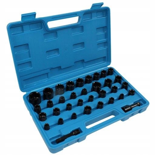 ZESTAW 35 NASADEK UDAROWYCH NASADKI UDAR 1/2 3/8