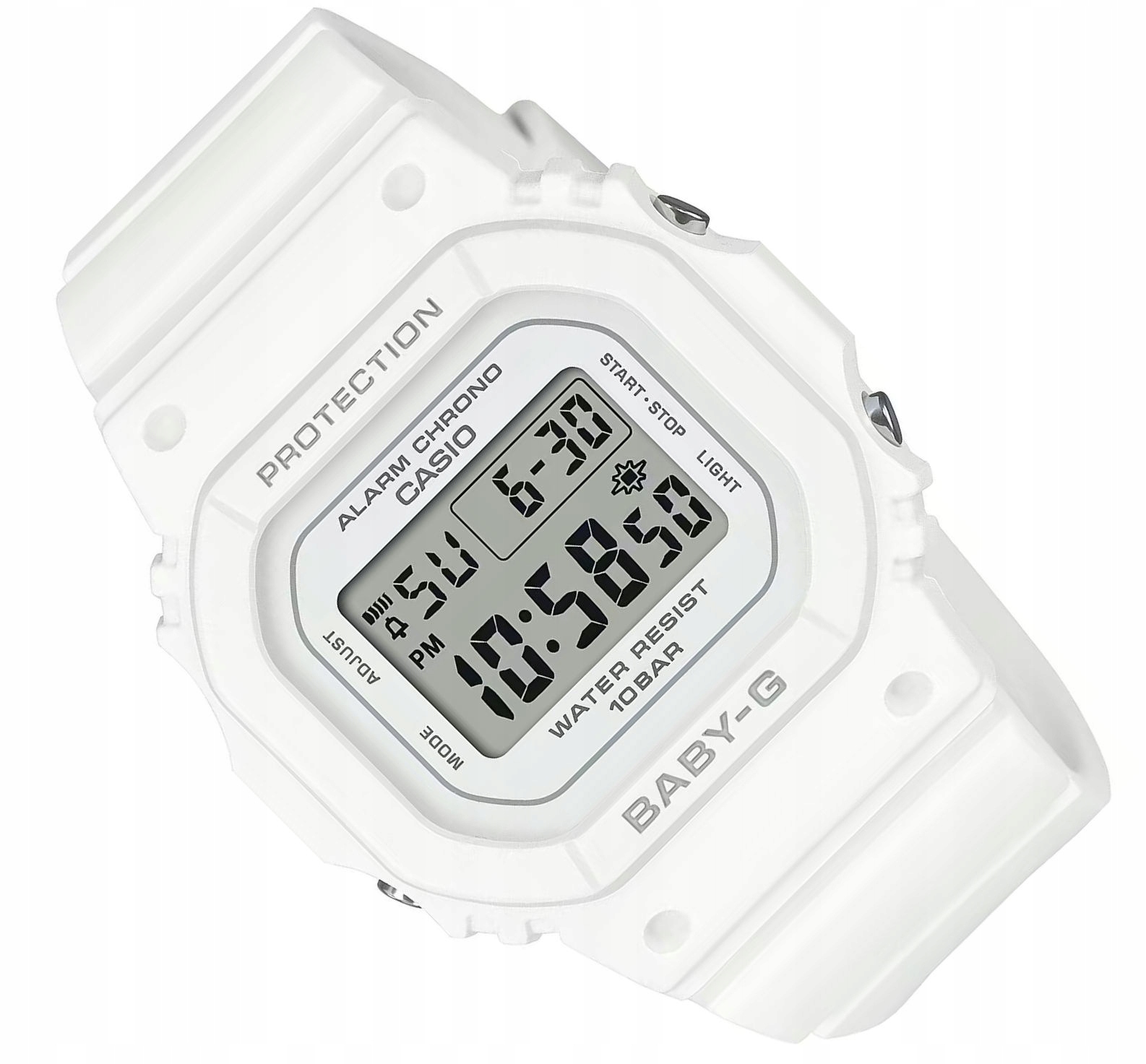 Bílé Sportovní A Odolné Hodinky Casio Baby-g BGD-565U -7ER 100 M