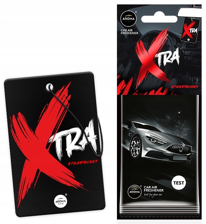 

Aroma Car Xtra Strawberry Truskawka odświeżacz