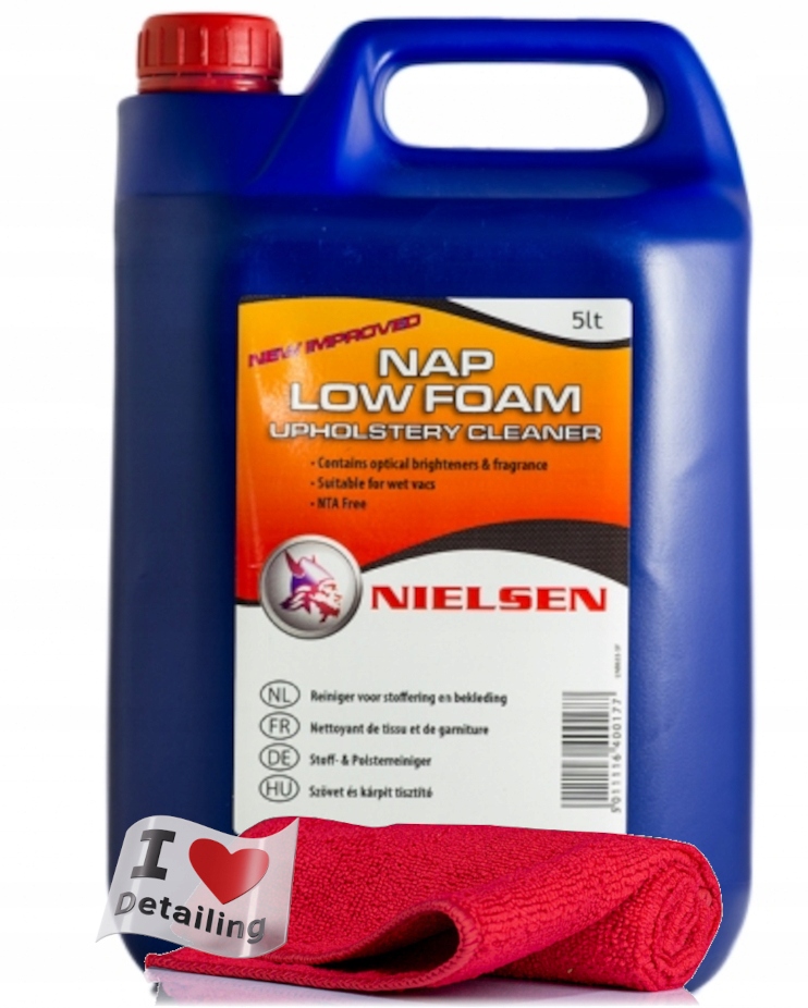 Nielsen Nap Low Foam миючий засіб для оббивки 5L