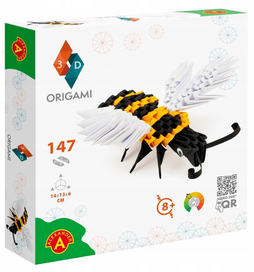 

Origami 3D Pszczoła Alexander 8+