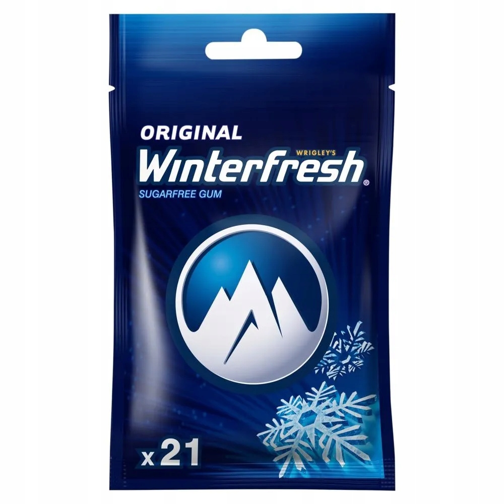 Levně Winterfresh Original žvýkačka bez cukru Máta mentol 29g 22 ks