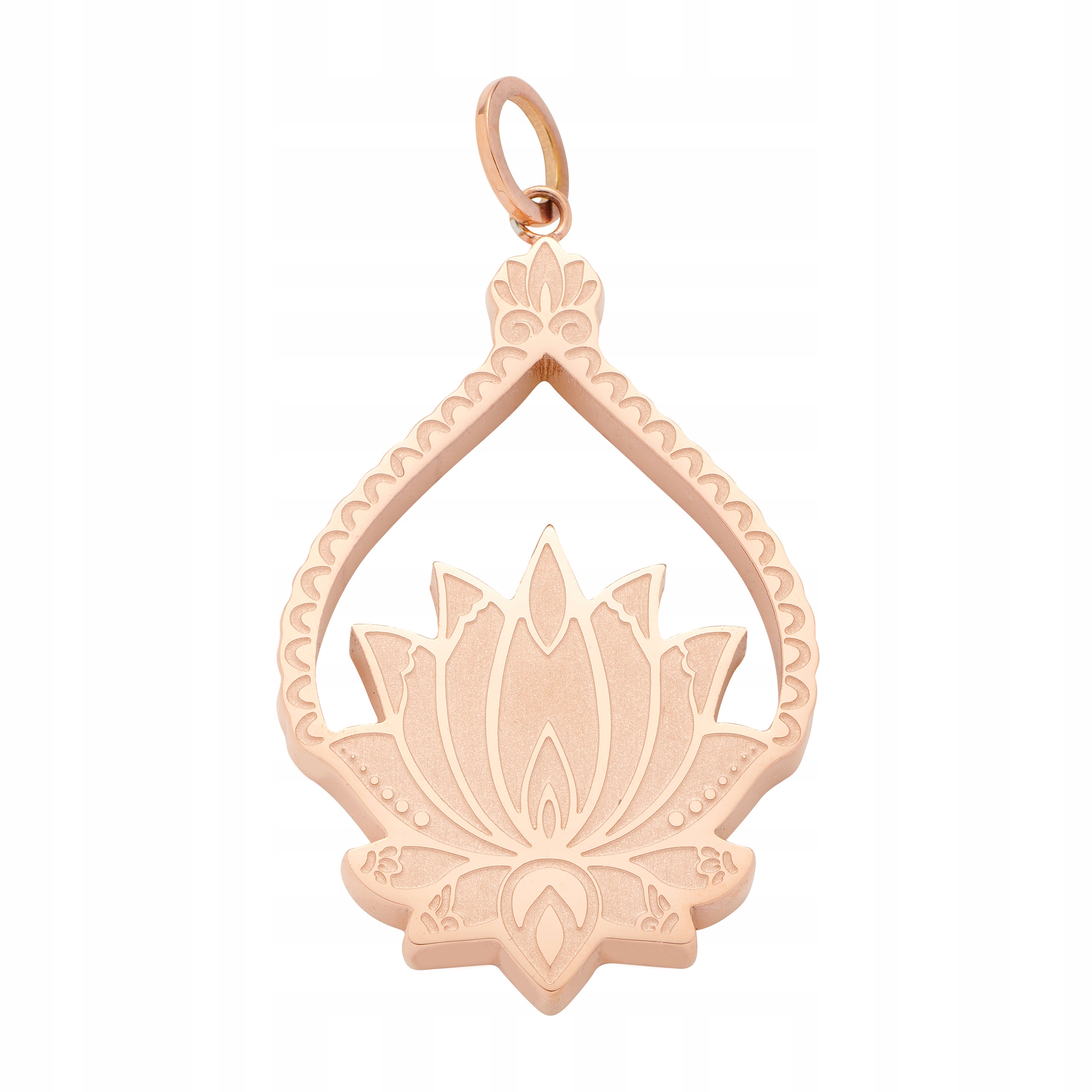 Lotosový květ Přívěsek Růžové zlato Dámská Ocel