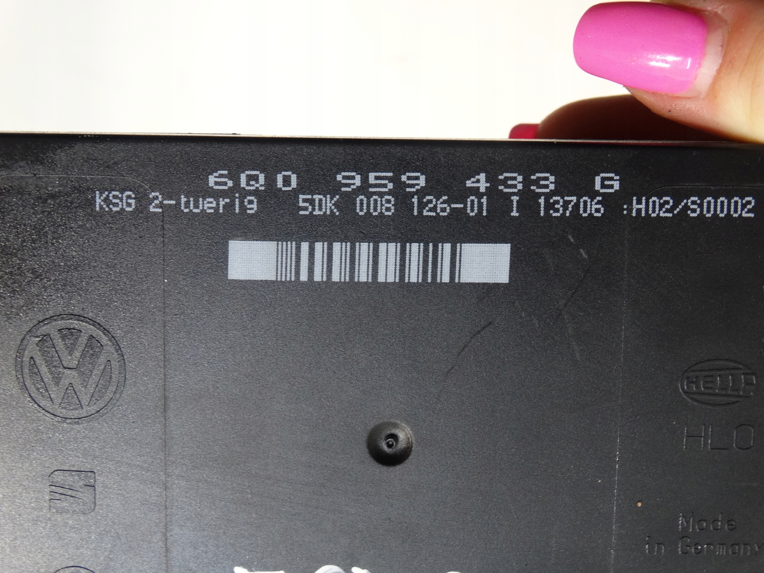 module control unit KOMFORTU VW POLO IV 2006R. 6Q0959433G
