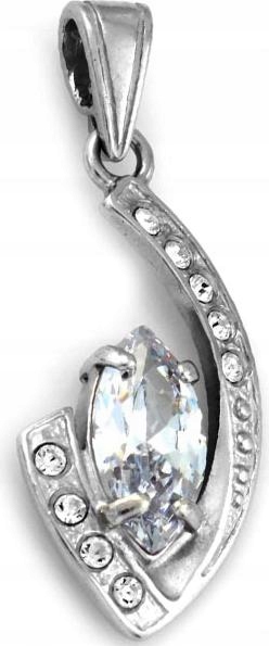 Stříbrný přívěsek 925 s zirkony 2,49g, elegantní vzor, dárek