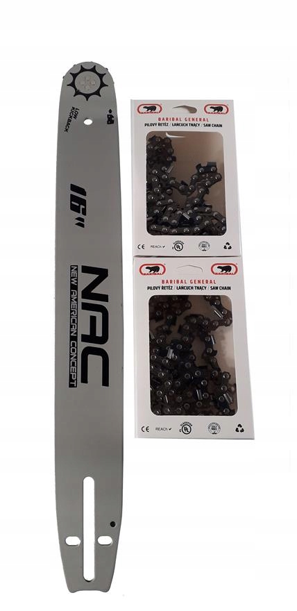

Prowadnica 40 cm Nac łańcuch piły Nac Sps 01-38