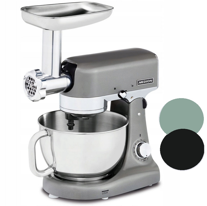 Ambiano MD16580 robot kuchenny 1000W 4,6L z maszynką do mięsa