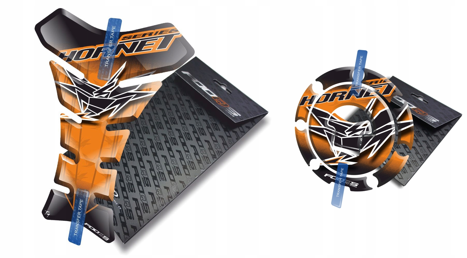 Tank-pad Cap-pad od společnosti Fooqs pro Honda Cb Hornet Oranžový