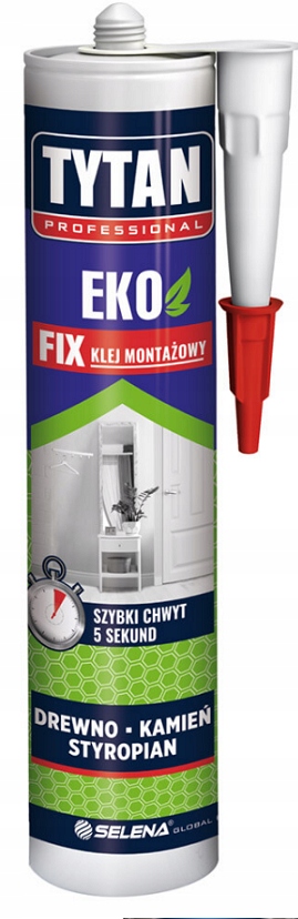 

Klej Montażowy Ekologiczny Tytan 290ML Eco Fix