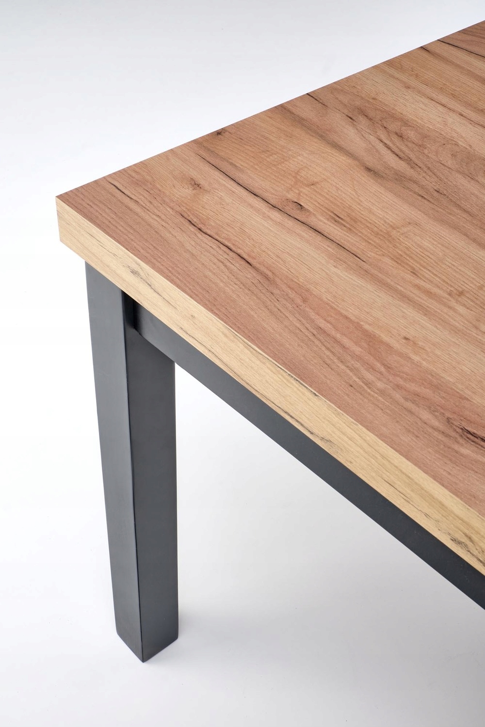 Prostokątny Stół Rozkładany TIAGO 140/220 x 80 x 76 Dąb Craft Kształt blatu prostokątny