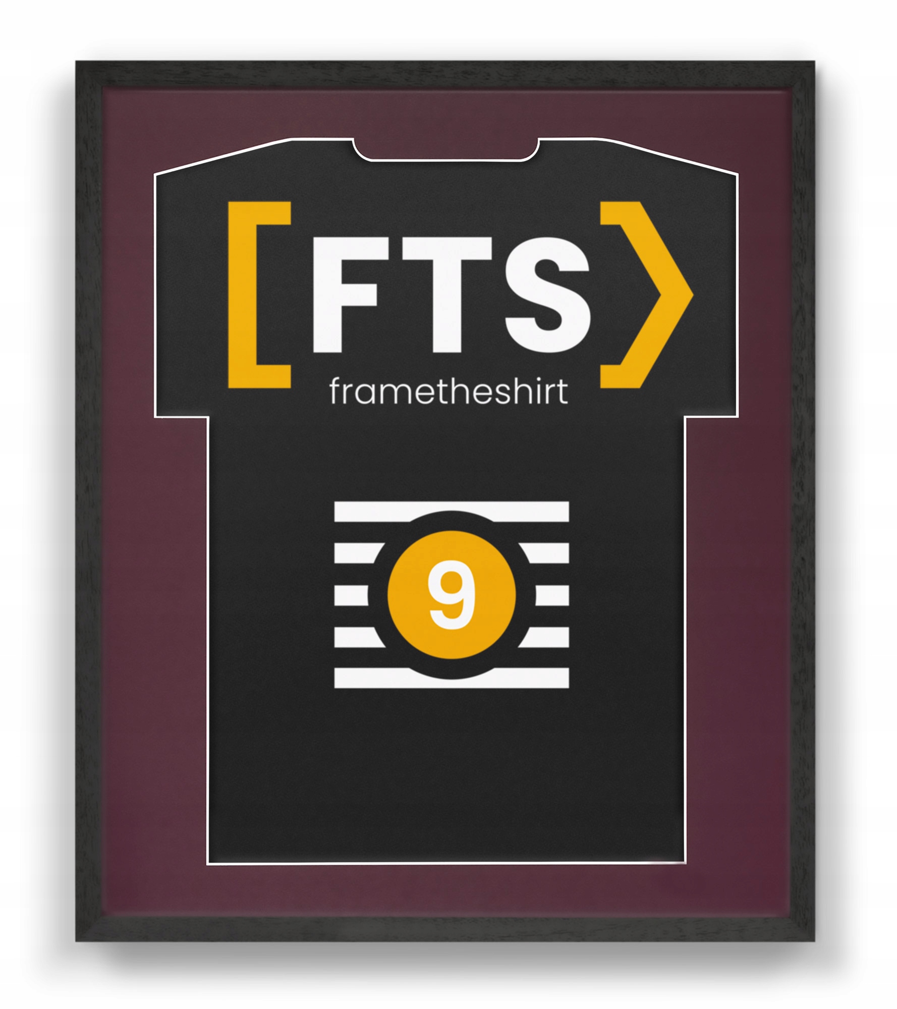 Designový rámeček na tričko s autogramem