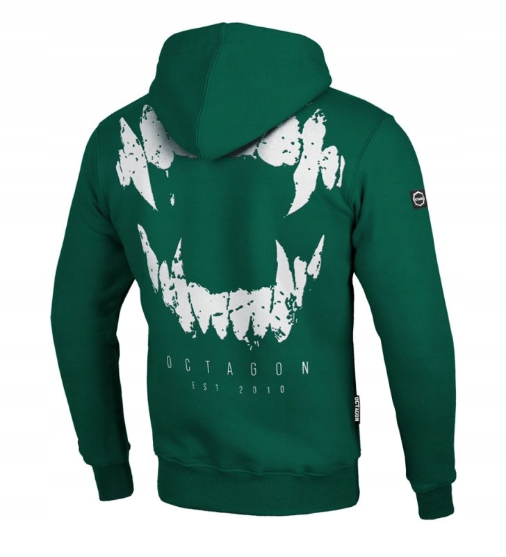 Mikina s kapucí Octagon Mikina v lahvově zelené barvě, velikost M
