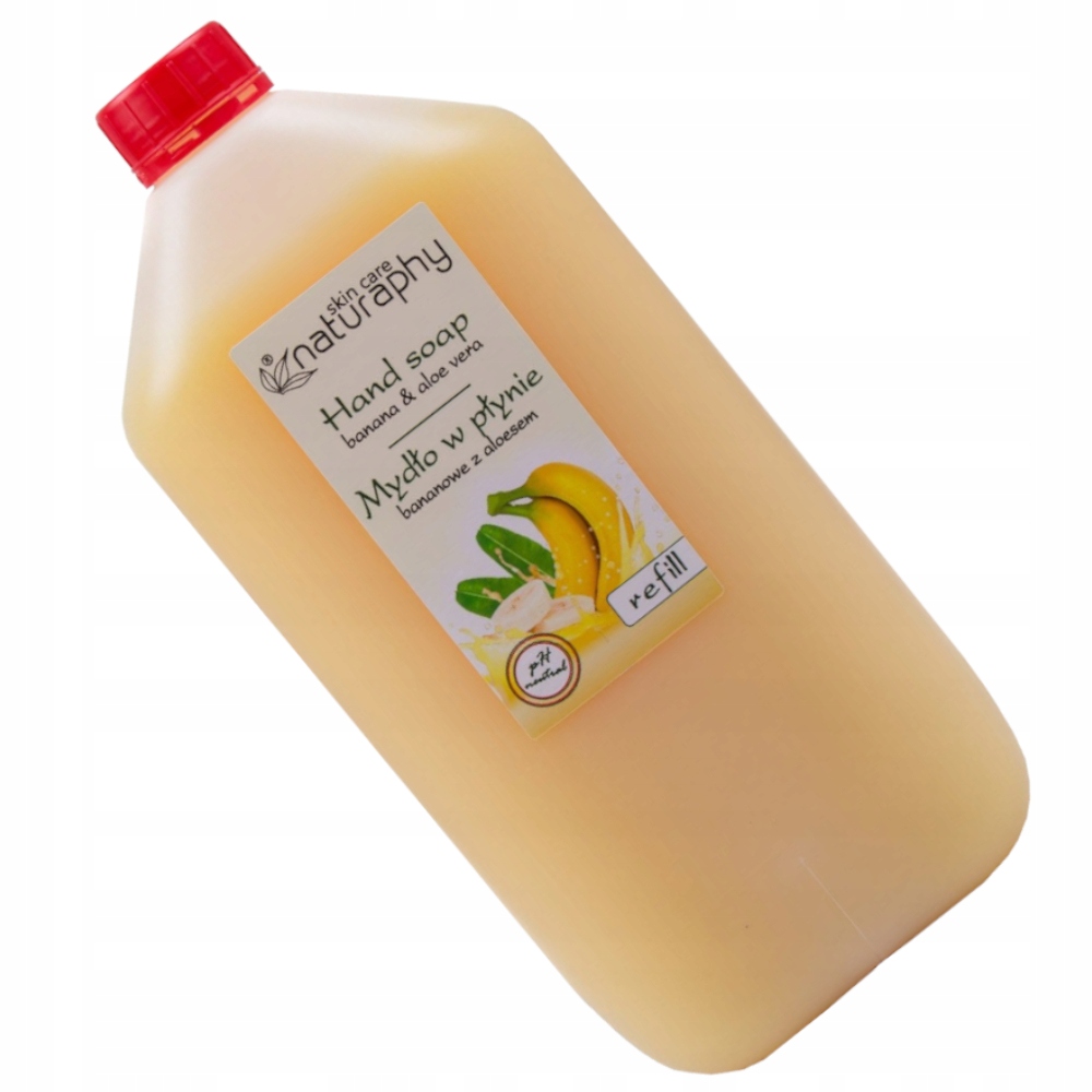 

Mydło w płynie Naturaphy bananowe 5l, z aloesem