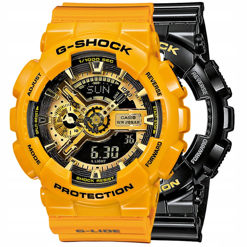 Sada G-shock GA-110GB-1AER Žlutá