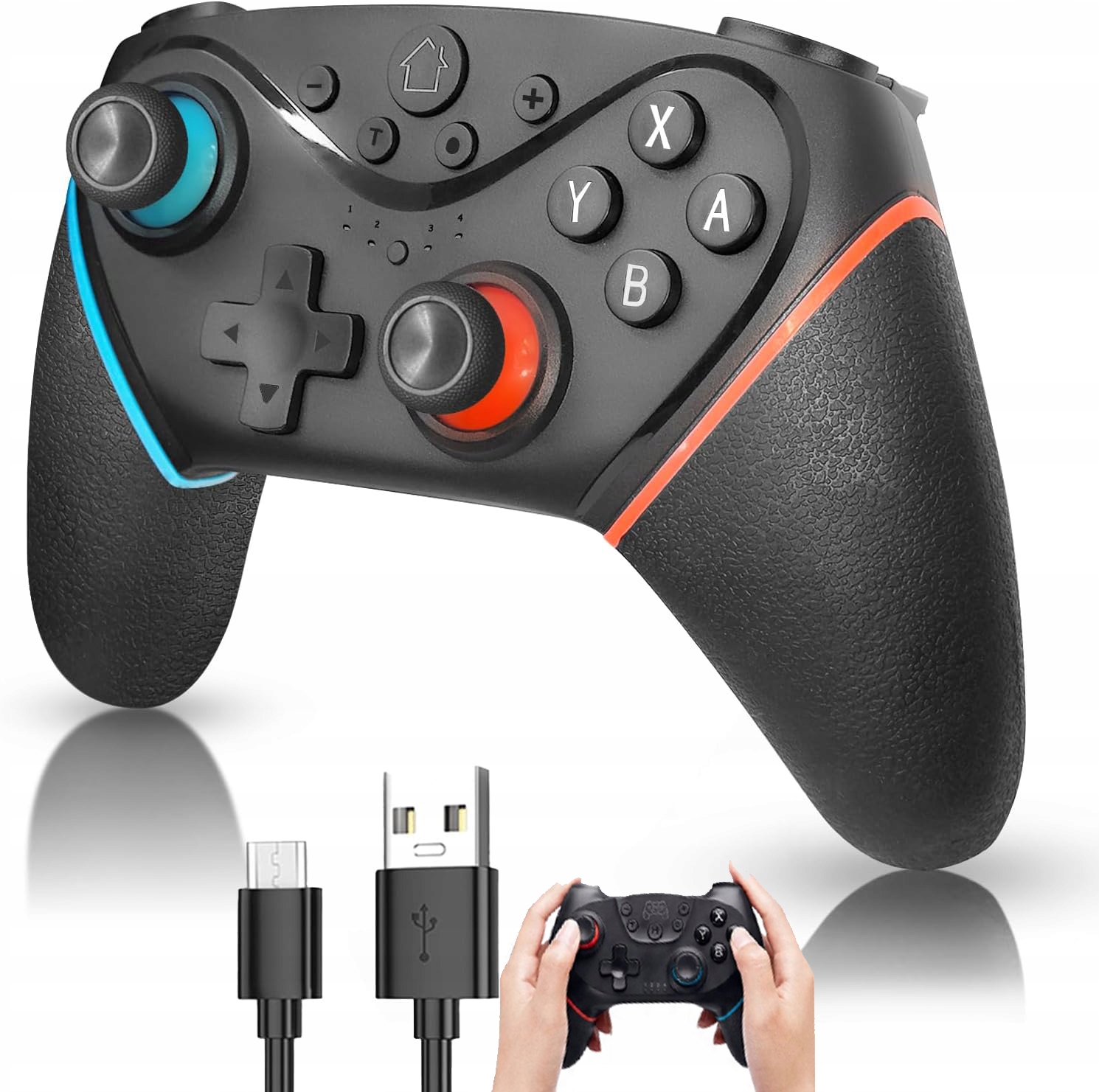 Kontroler Bluetooth Do Nintendo Switch I Pc Z Funkcją Turbo