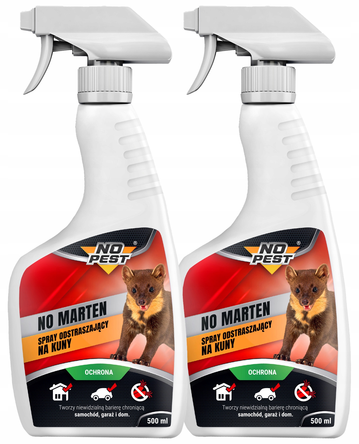 2× Rozpylacz, aerozol przeciwko kunom No-Pest 0,5 kg