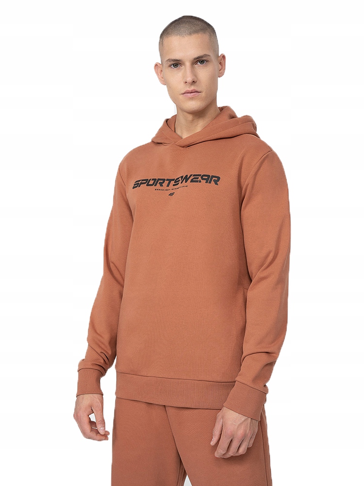 4F BLUZA MĘSKA DRESOWA SPORTOWA Z KAPTUREM Materiał dominujący bawełna