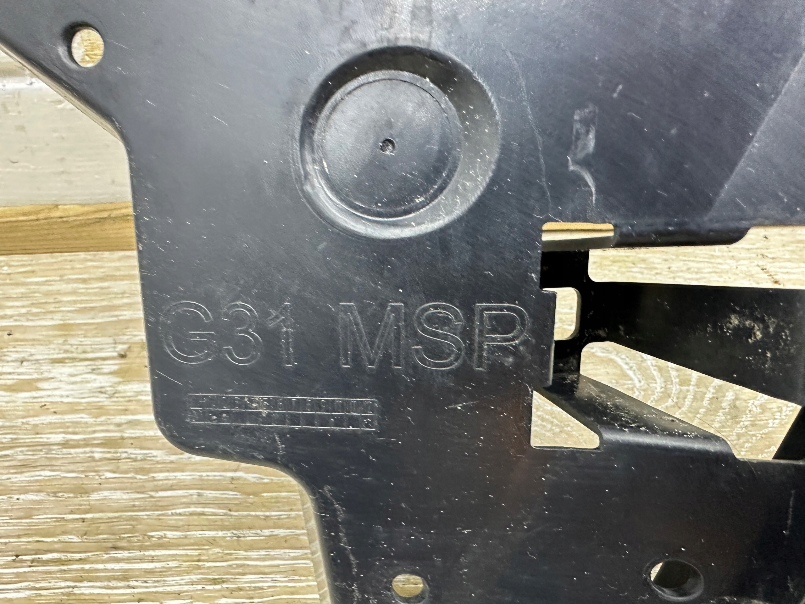 BMW G31 m-packet support console holder of a bumper rear part 8067764