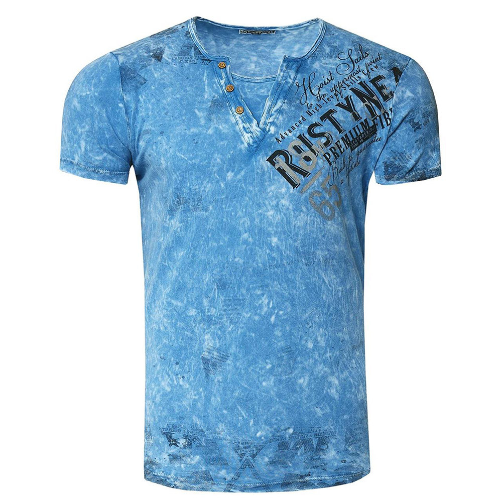 Rusty Neal tričko pánské 15240 regular fit M modrá