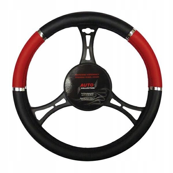 

Pokrowiec Na Kierownicę Czarno-czerwony Fi 37-39cm