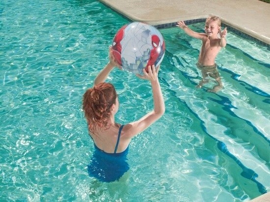 DUŻA PIŁKA PLAŻOWA DMUCHANA dla DZIECI SPIDERMAN 51cm * BESTWAY 98002 Marka Bestway