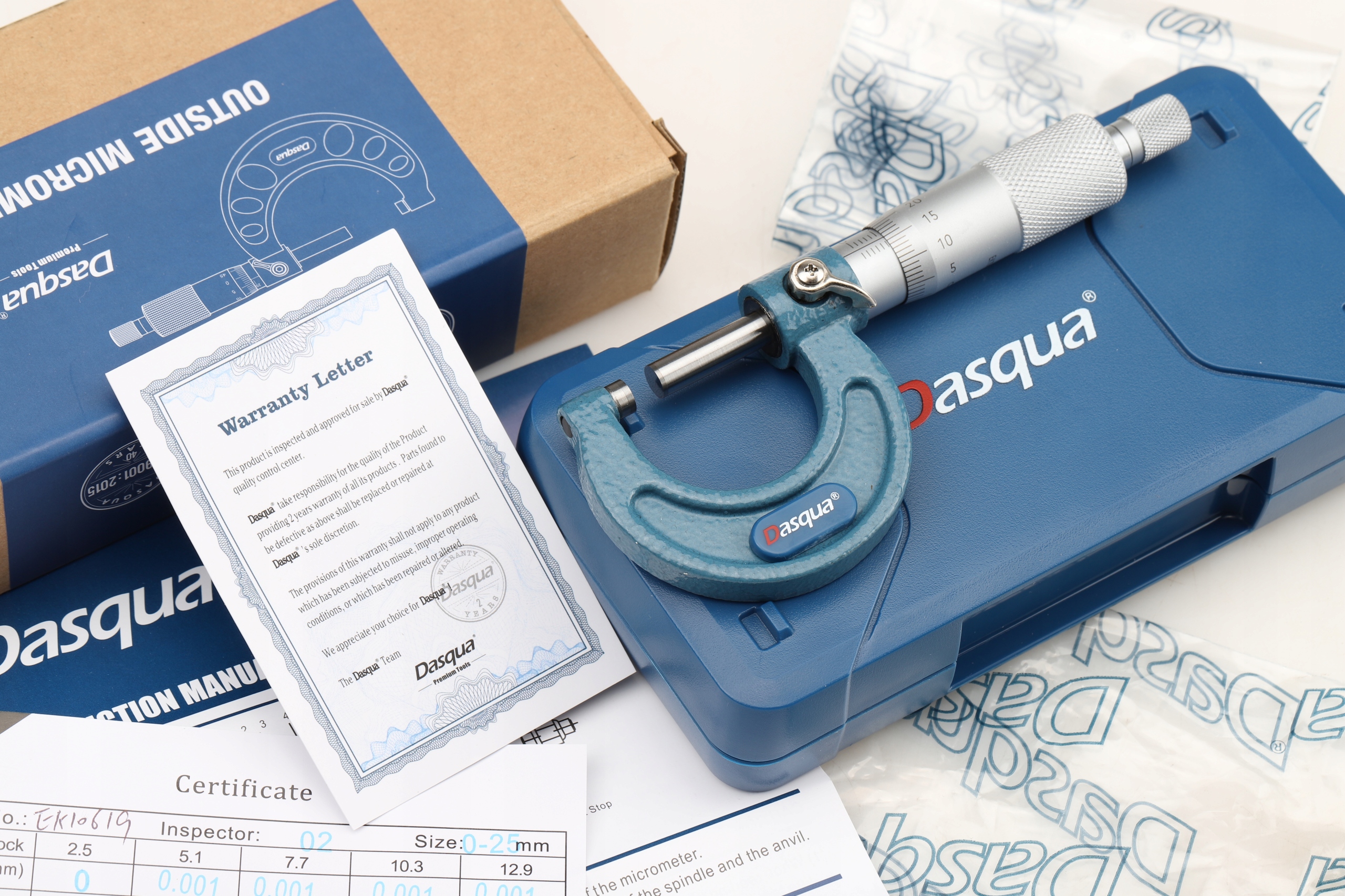 Наружный микрометр 125-150 мм 0,01 PRO DASQUA