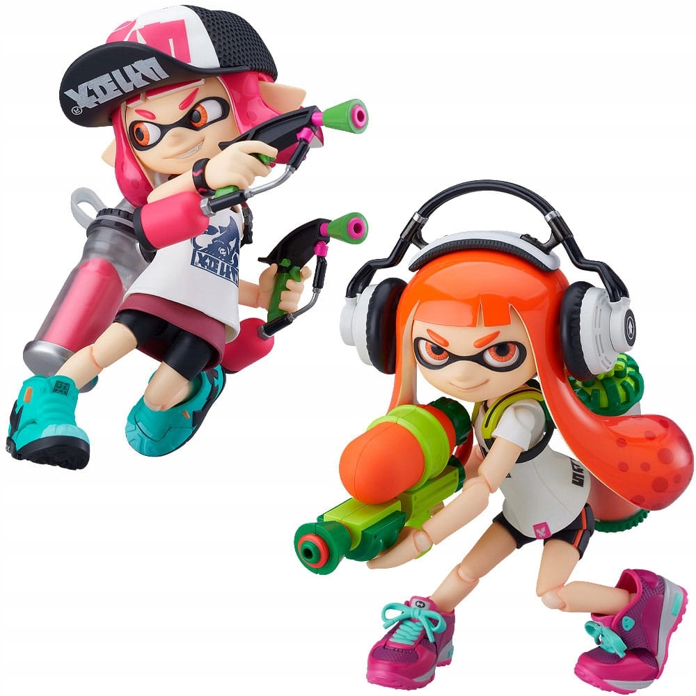 Akční figurka Figma Splatoon/Splatoon 2 Splatoon Girl DX Edition 10 cm
