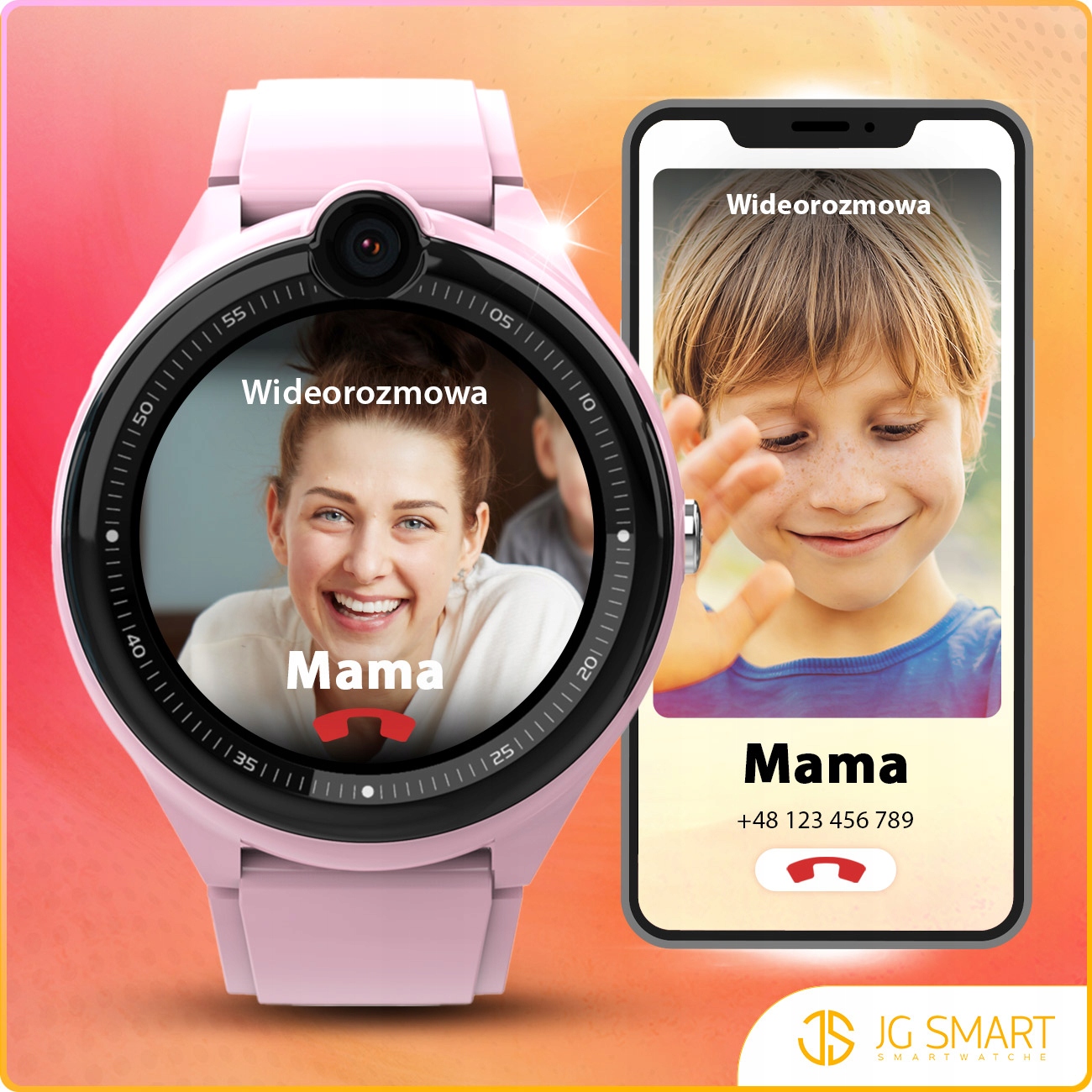 Smartwatch Children's Watch 4G LTE Talk Camera Video GPS Locator Case material synthetic material