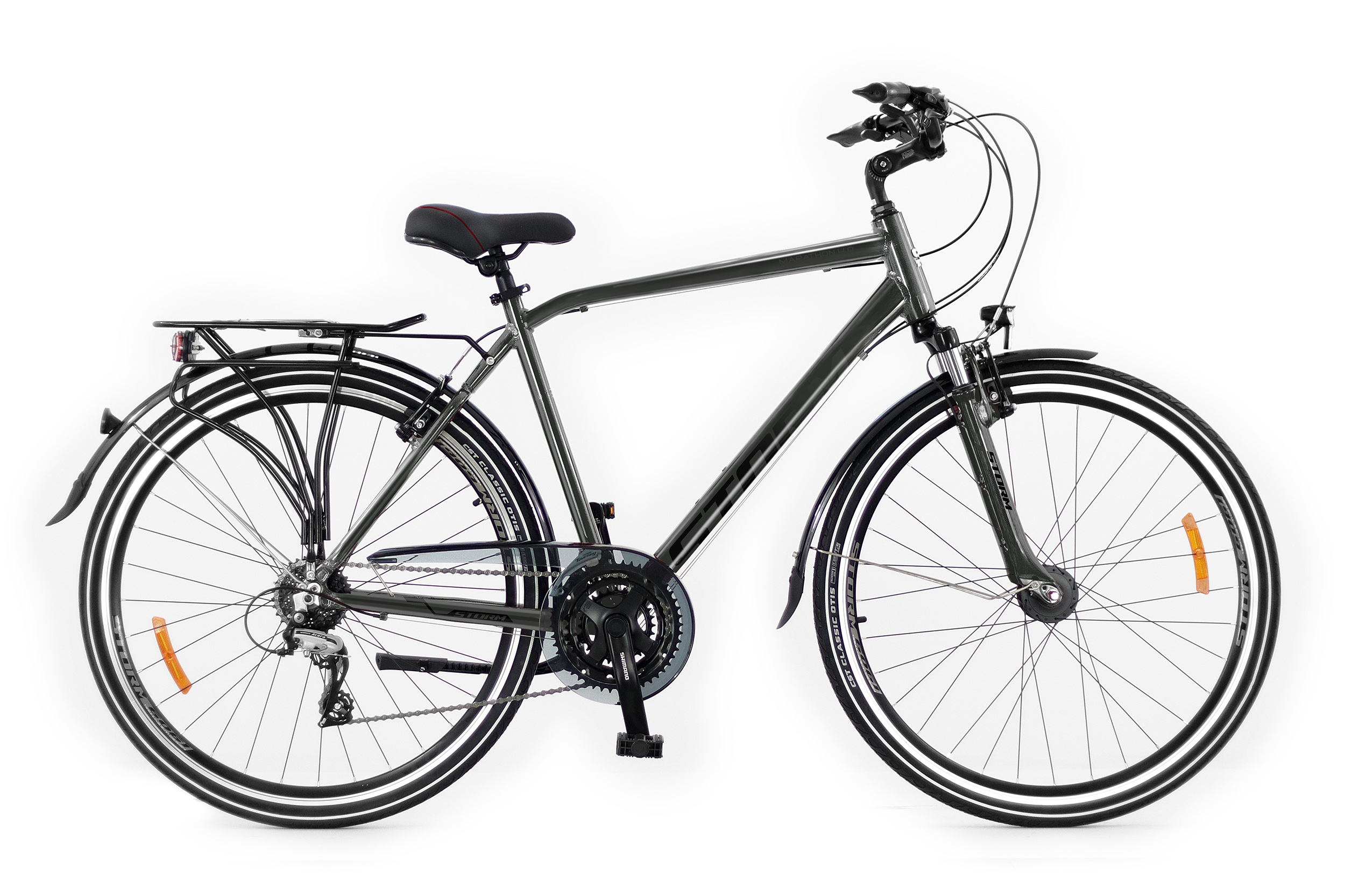 Rower Storm Marathon 4.0 Man złoty grafit 19