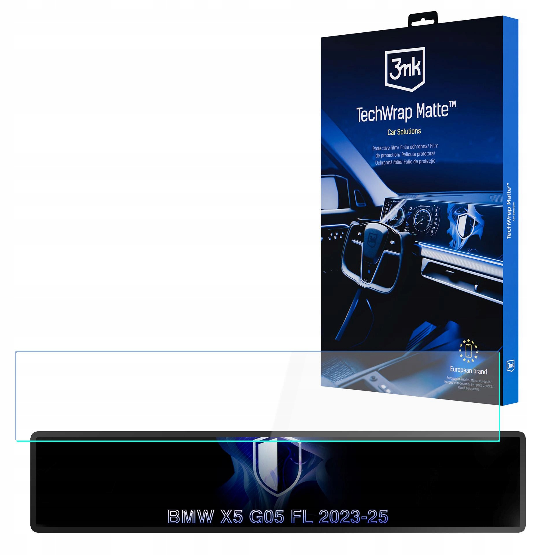 Fólie Bmw X5 G05 Fl 2023-25 3mk TechWrap Matte Center Display