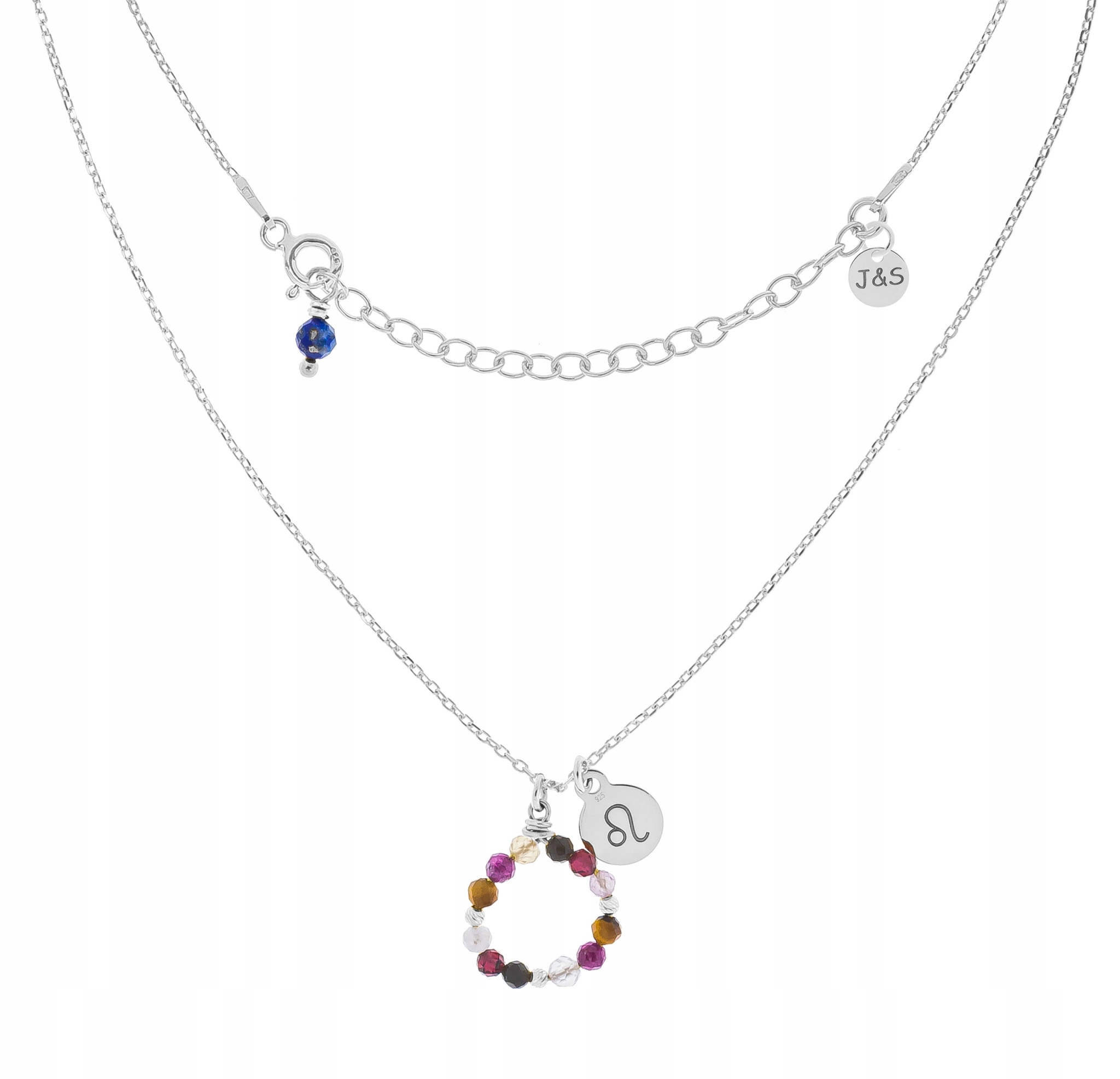 Náhrdelník Znamení Zvěrokruhu Lev Křišťál Horské Stříbro