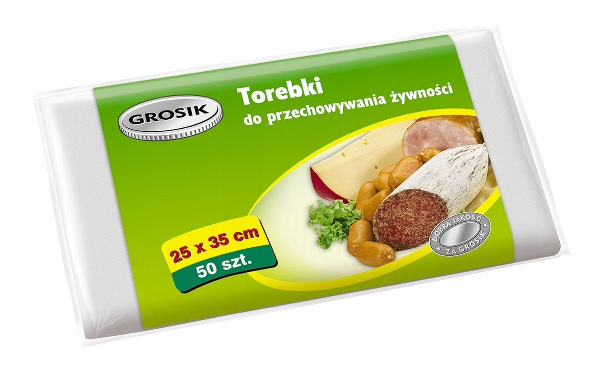 

Torebki Grosik do żywnośći A50 25x35
