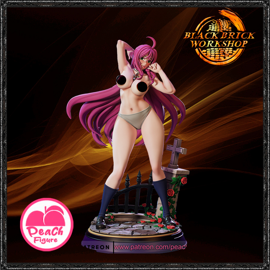 Moka Nebarvená PeachFigure Měřítko 1/9 (200mm) (nsfw) 3D Tisk
